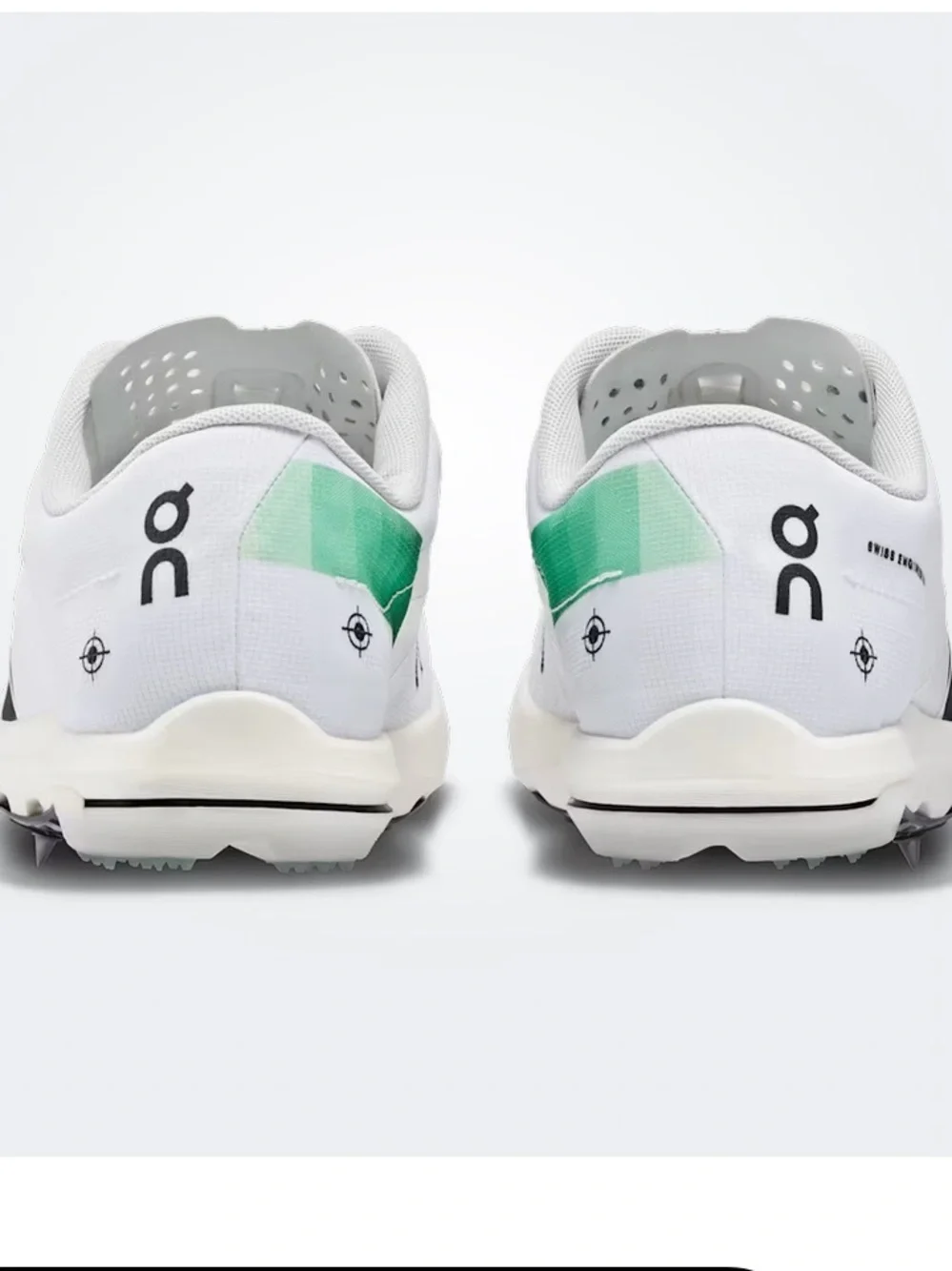 On Running Men's White and Mint Racing Spike